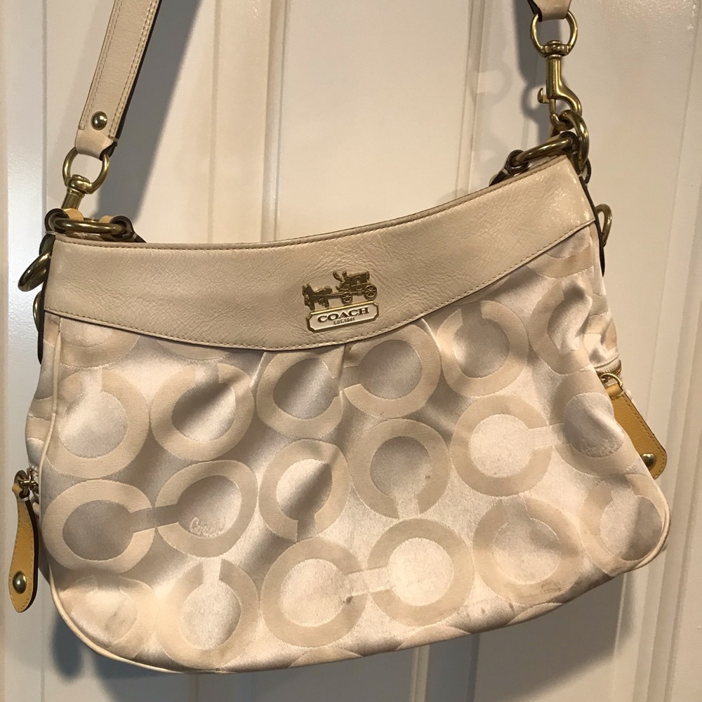 Coach hobo with removable crossbody strap